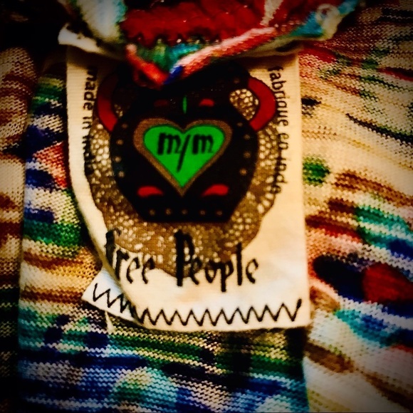 𝅺FREE People Red Galina's Drop Waist Crochet Tank We The Free FP - Picture 4 of 5